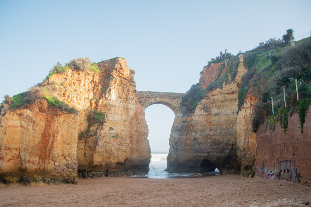 Lagos Beach in The Algarve, Portugal