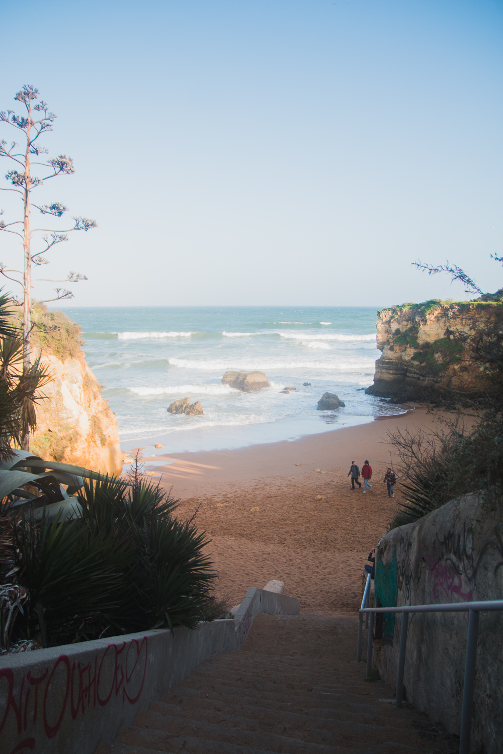 Lagos Beach in The Algarve, Portugal