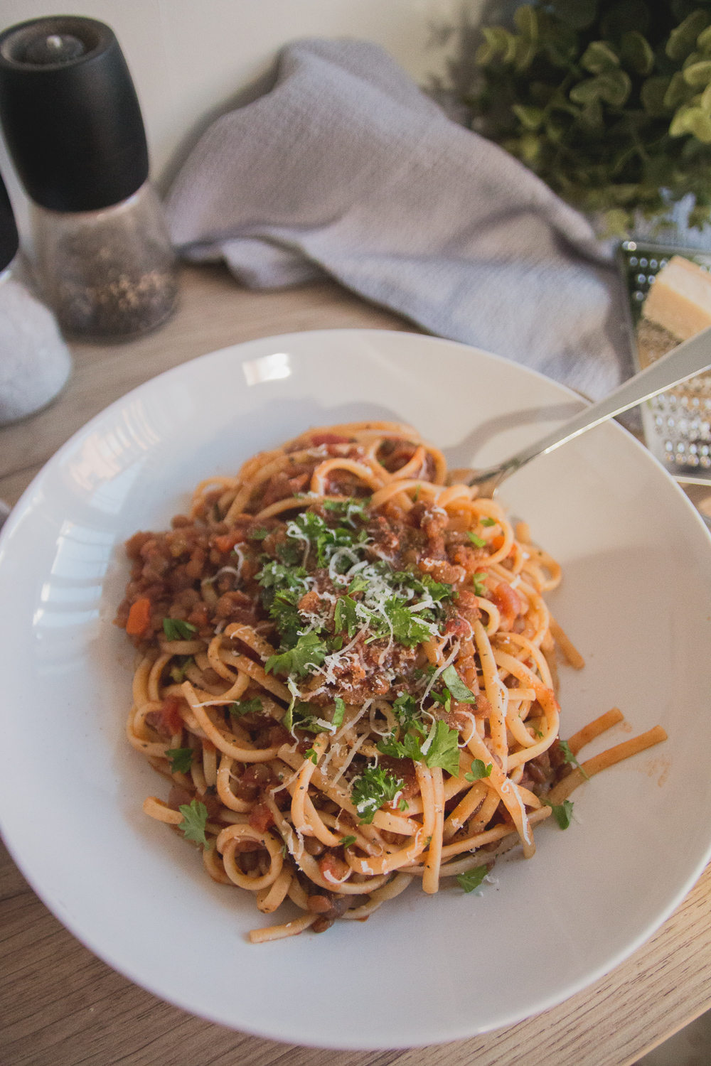 Vegan Lentil Bolognese Recipe