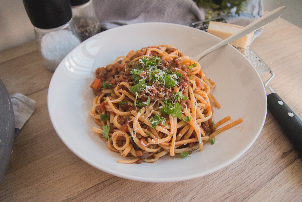 Vegan Lentil Bolognese Recipe