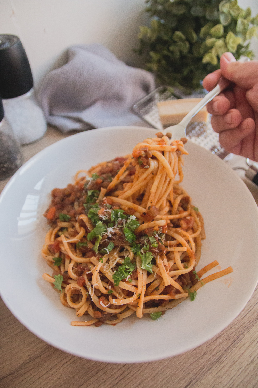 Vegan Lentil Bolognese Recipe