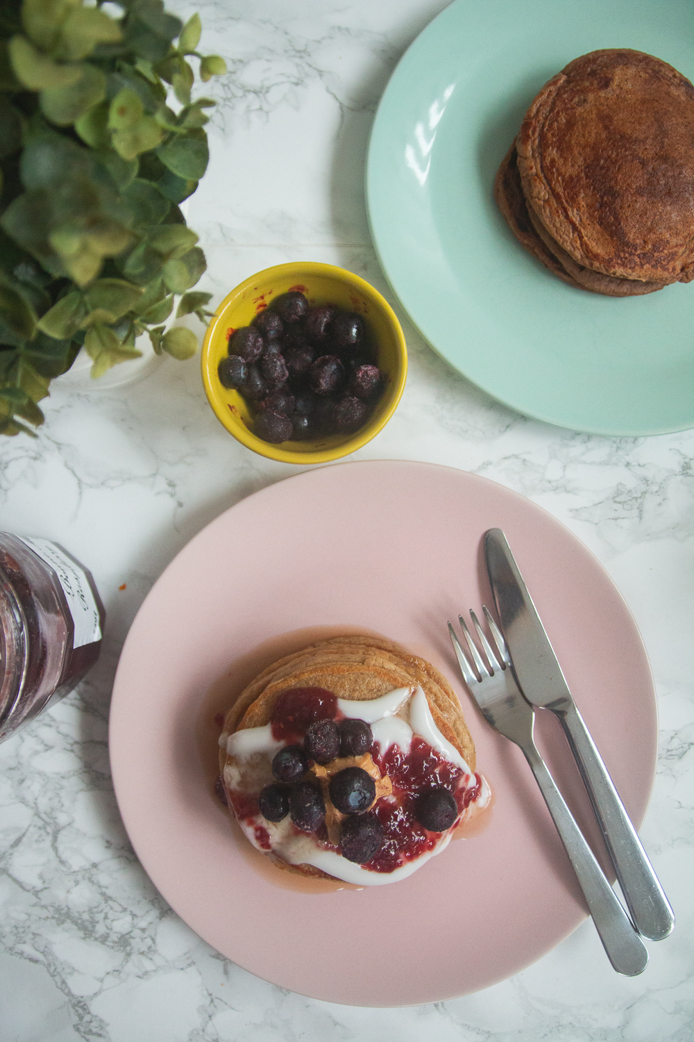 Vegan Banana Oat Pancakes