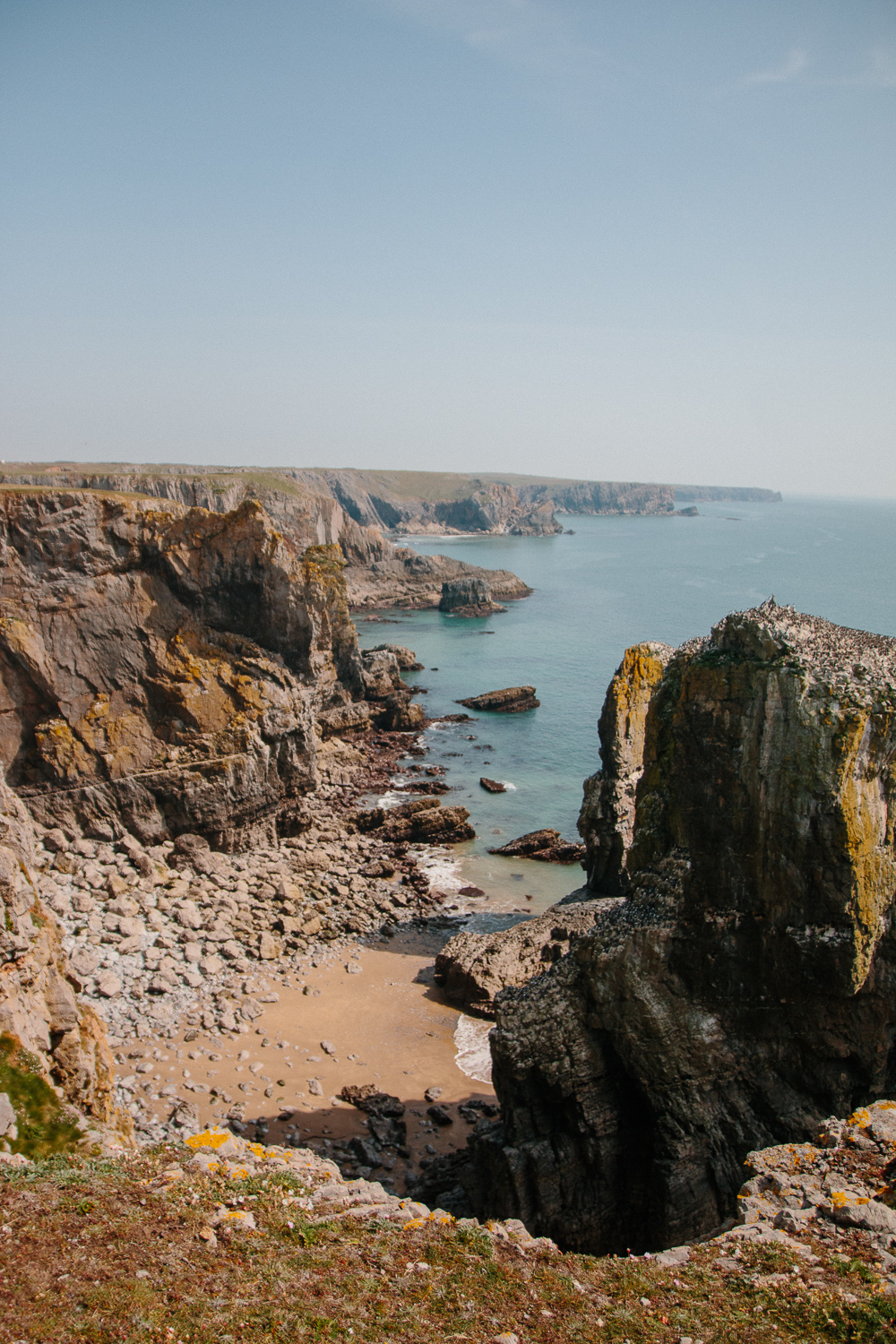 Green Bridge of Wales in Pembrokeshire Coastal Walk