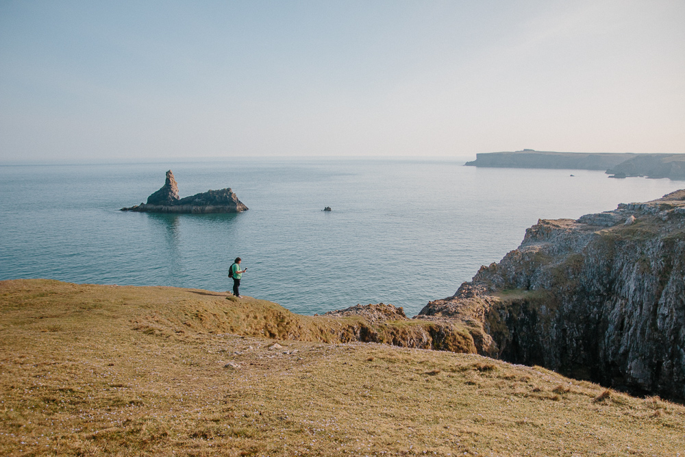 Broadhaven Beach at Bosherton in Pembrokeshire