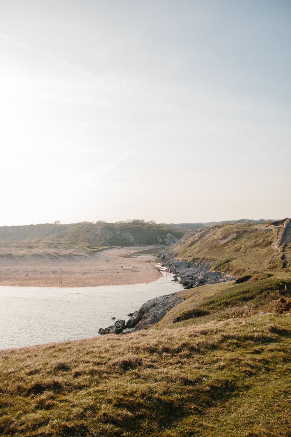 Broadhaven Beach at Bosherton in Pembrokeshire