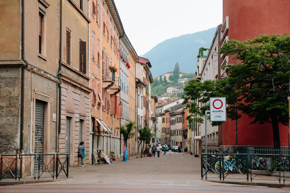 Streets of Trento Italy