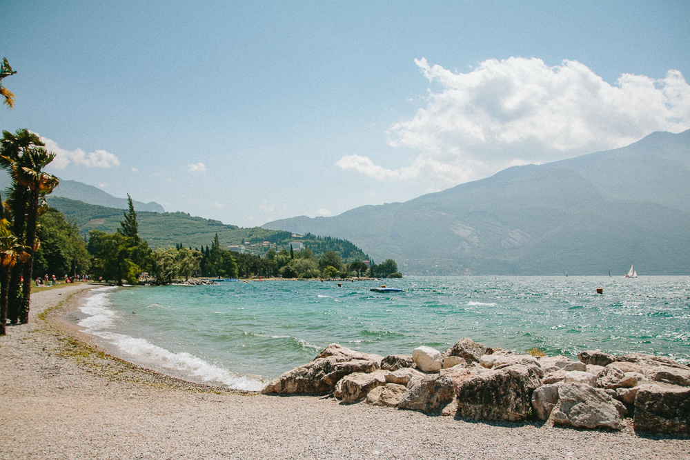 Beach at Riva del Garda