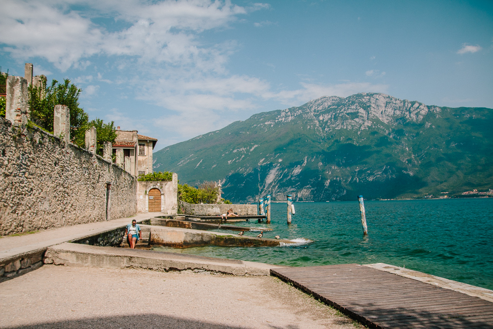 Small Marina in Limone, Lake Garda