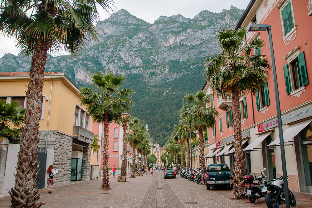 Colourful Street in Riva del Garda