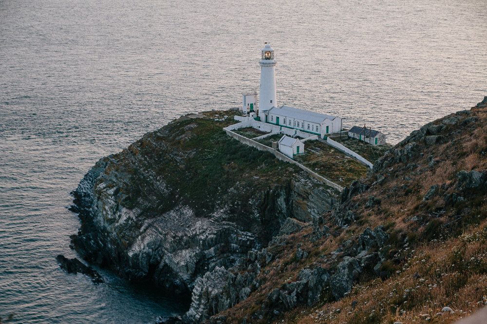 Sunset at South Stack Lighthouse, Anglesey