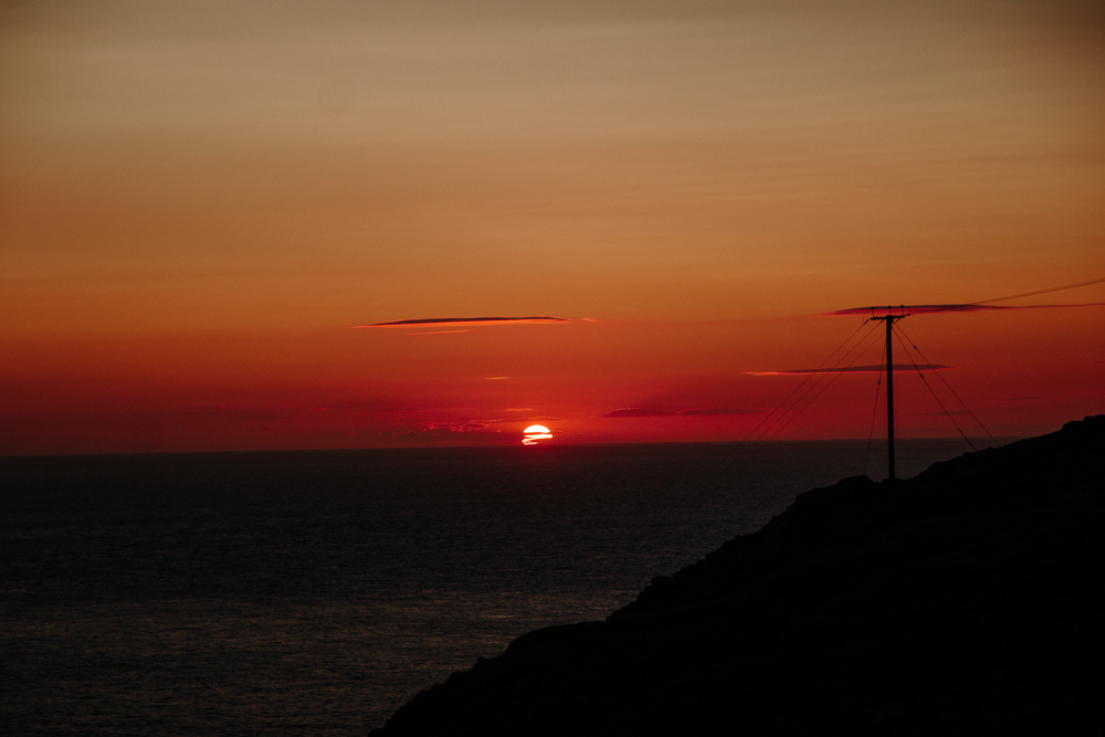 Sunset at South Stack Lighthouse, Anglesey