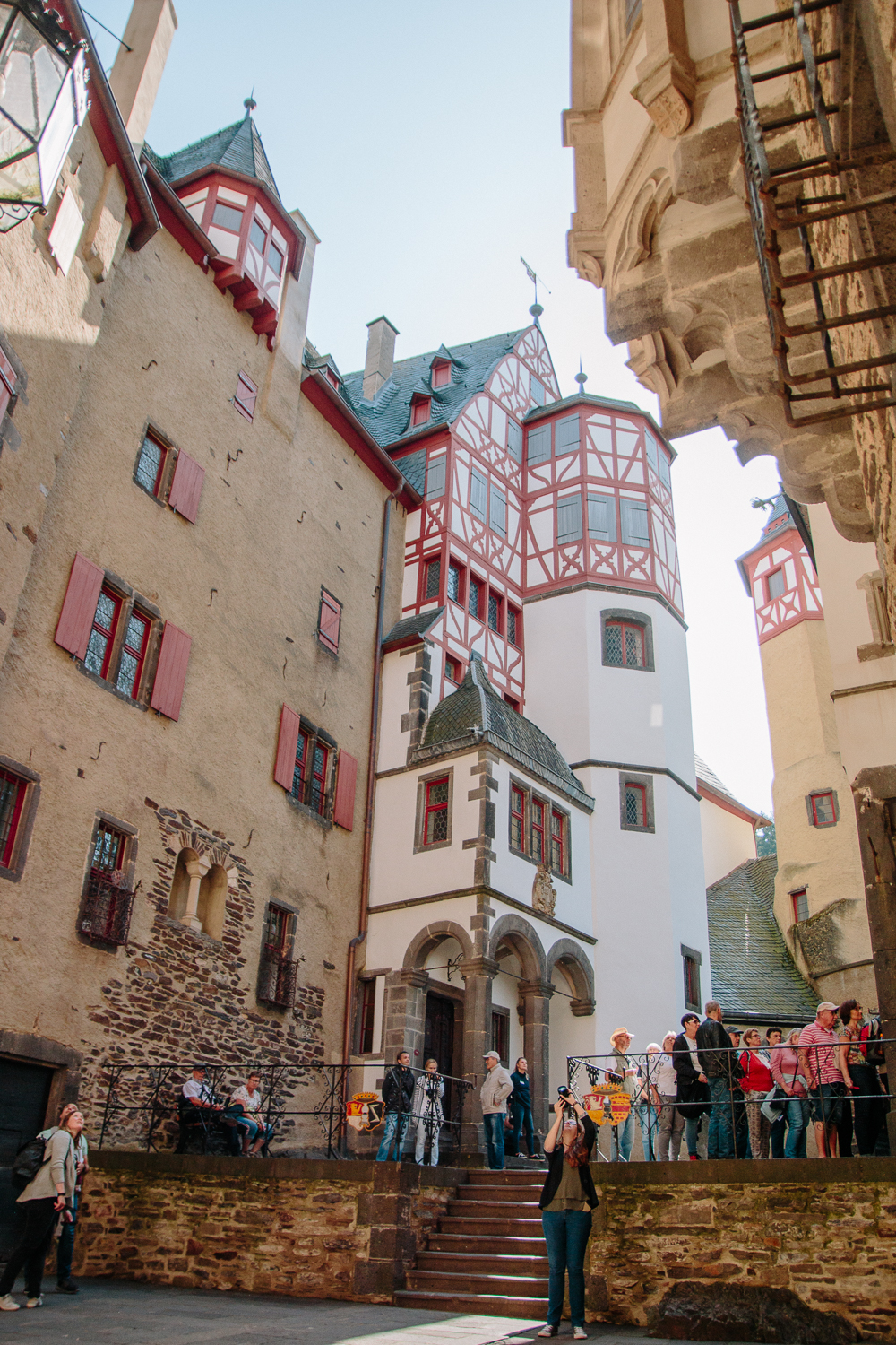 Courtyard at Burg Eltz Castle