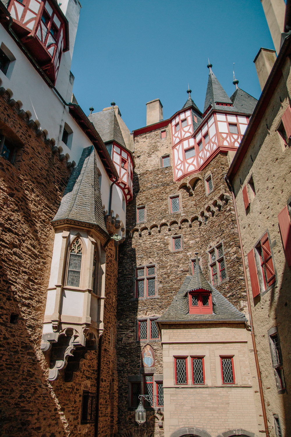 Courtyard at Burg Eltz Castle