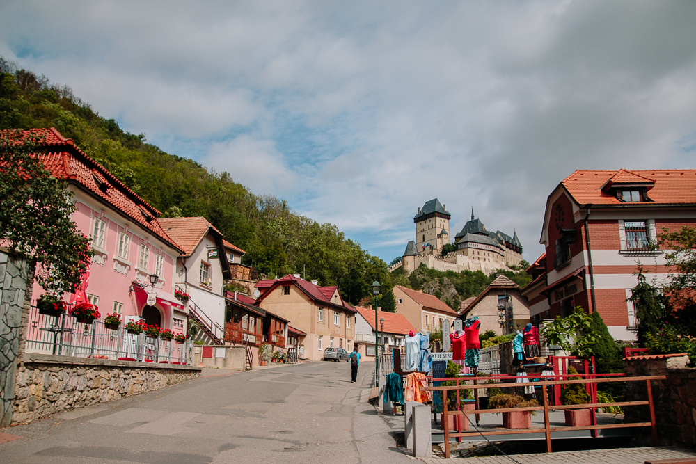 The streets of Karlstejn