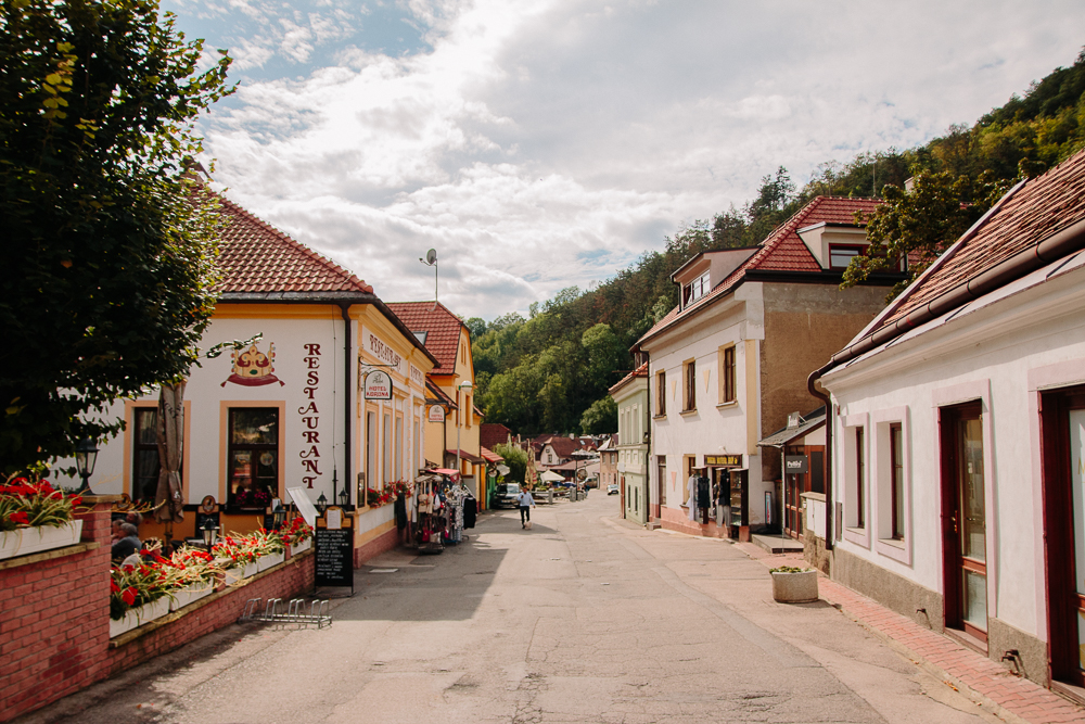 The streets of Karlstejn