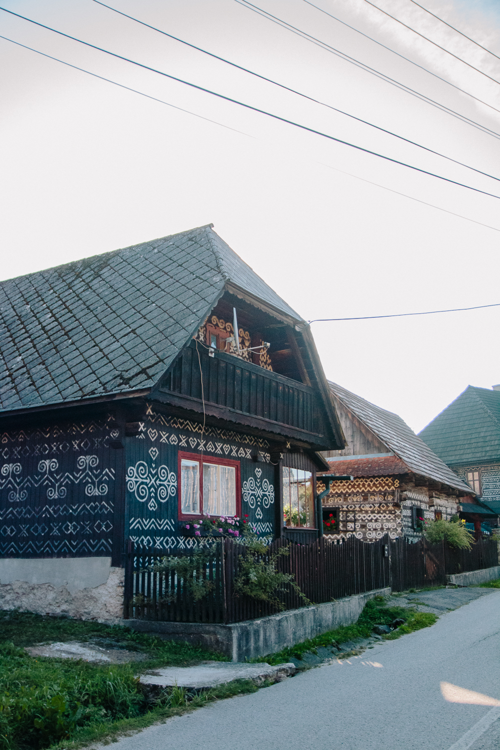 Traditional Slovak Painted Houses in Cicmany