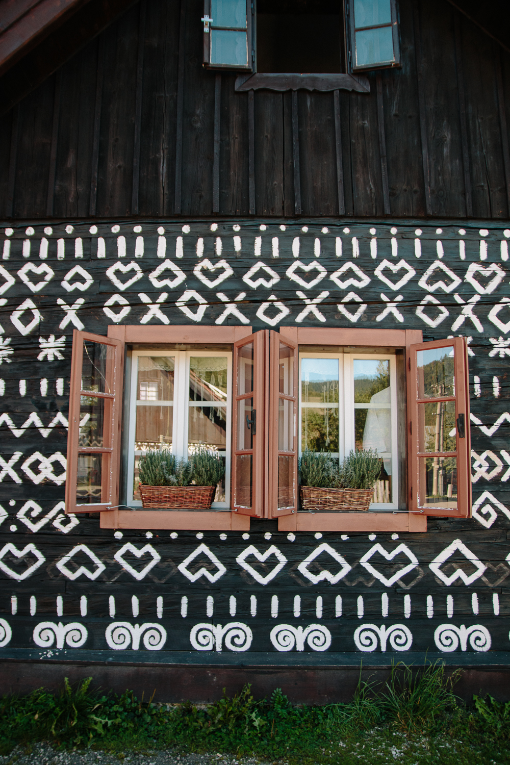 Traditional Slovak Painted Houses in Cicmany