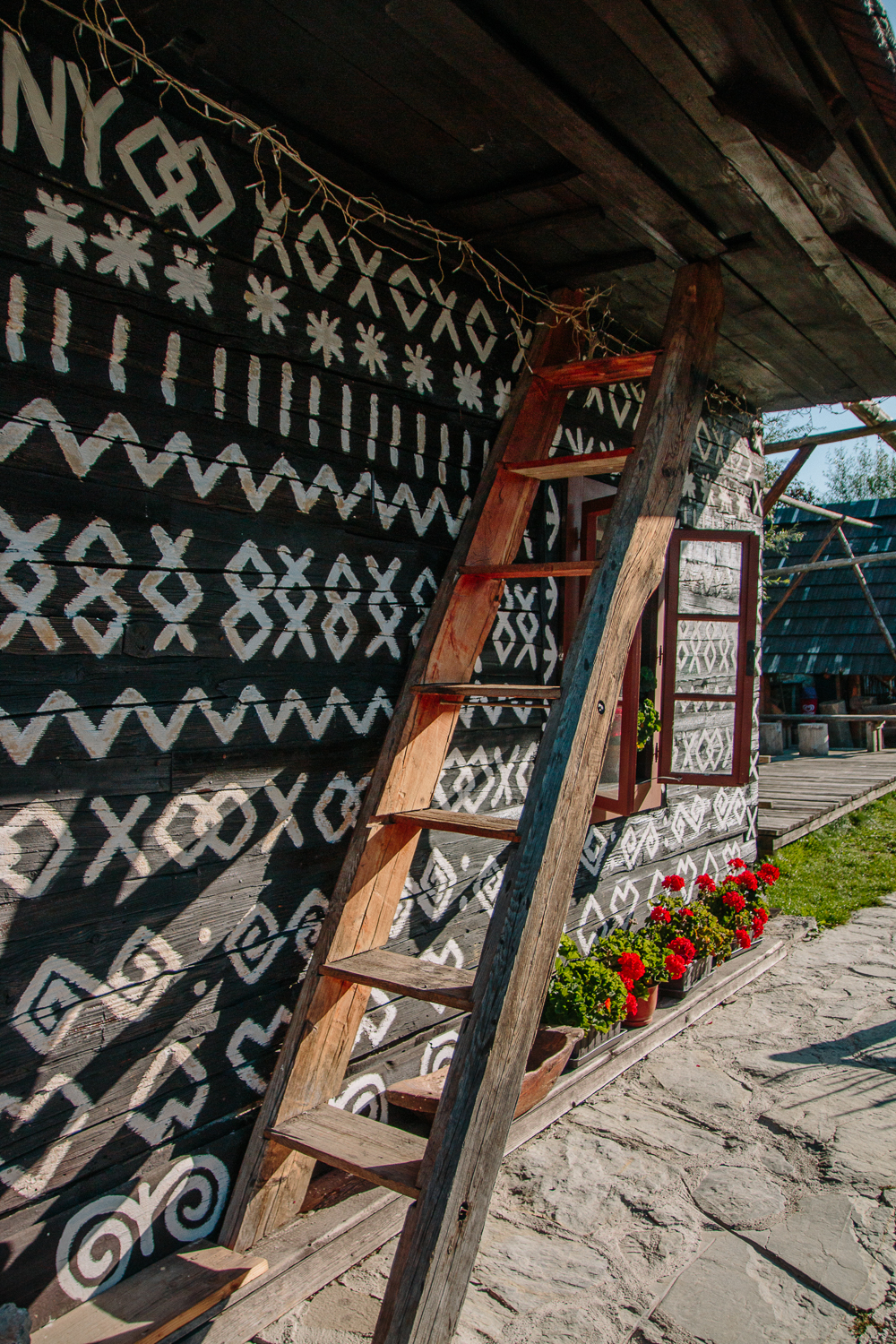 Traditional Slovak Painted Houses in Cicmany