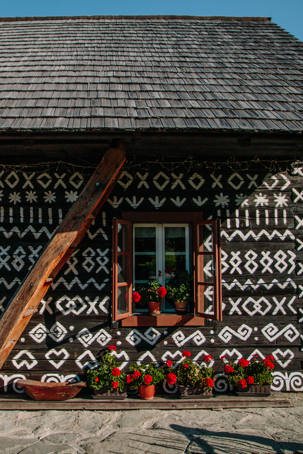Traditional Slovak Painted Houses in Cicmany