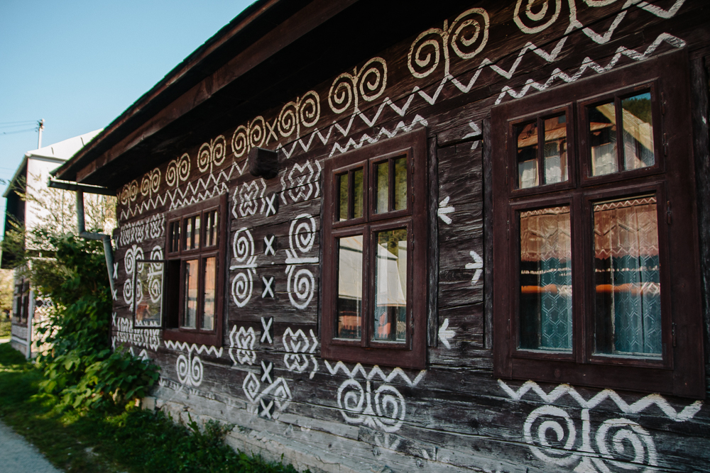 Traditional Slovak Painted Houses in Cicmany