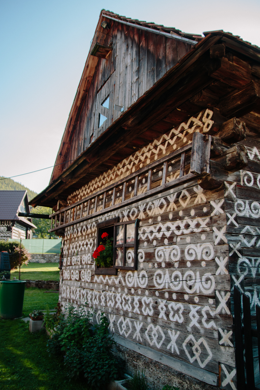 Traditional Slovak Painted Houses in Cicmany