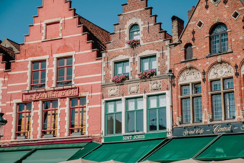 Bruges Main Square Buildings