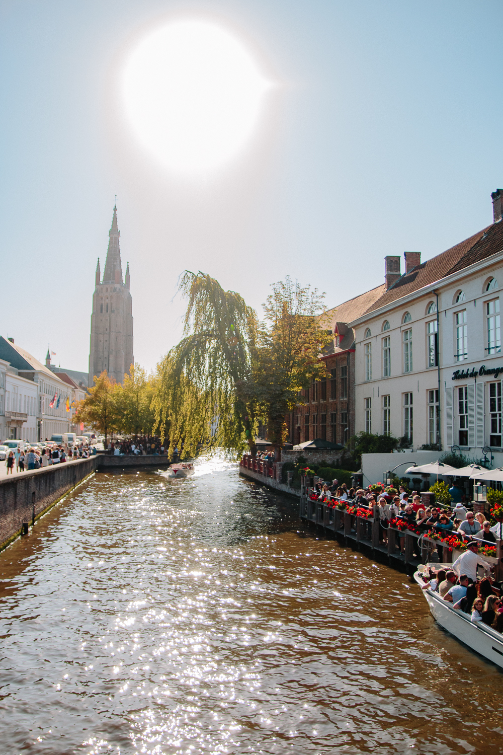 River running through Bruges