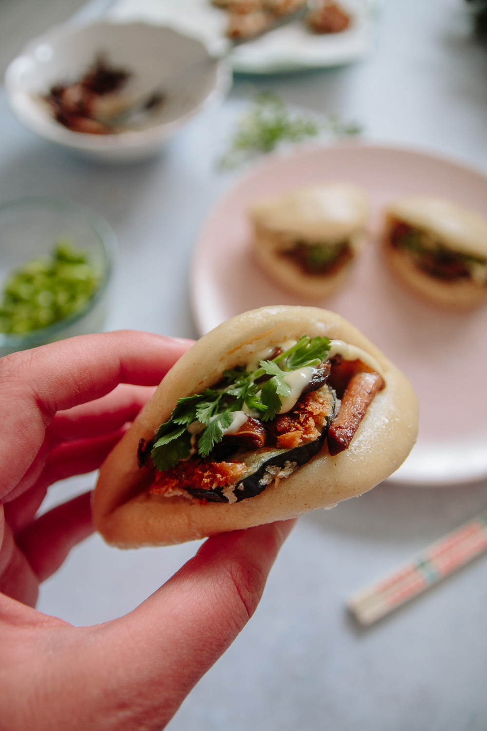 Homemade Wagamama Vegan Buns