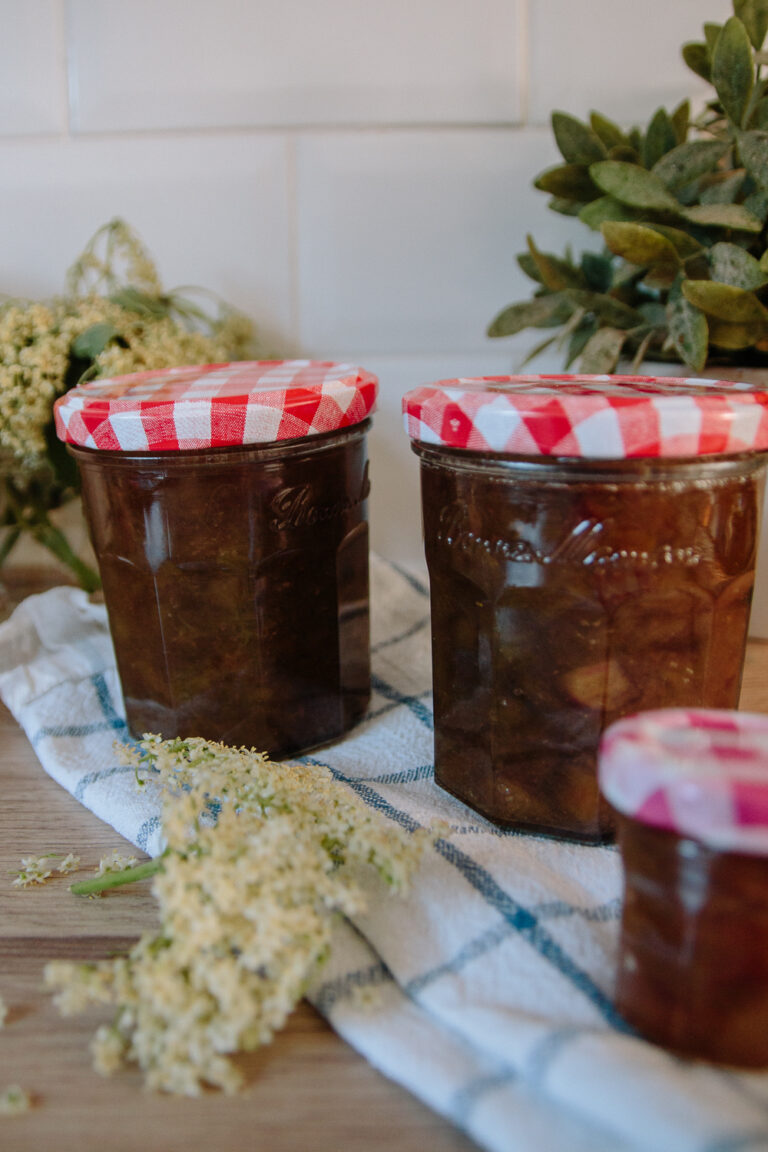 Recipe Rhubarb and Elderflower Jam April Everyday