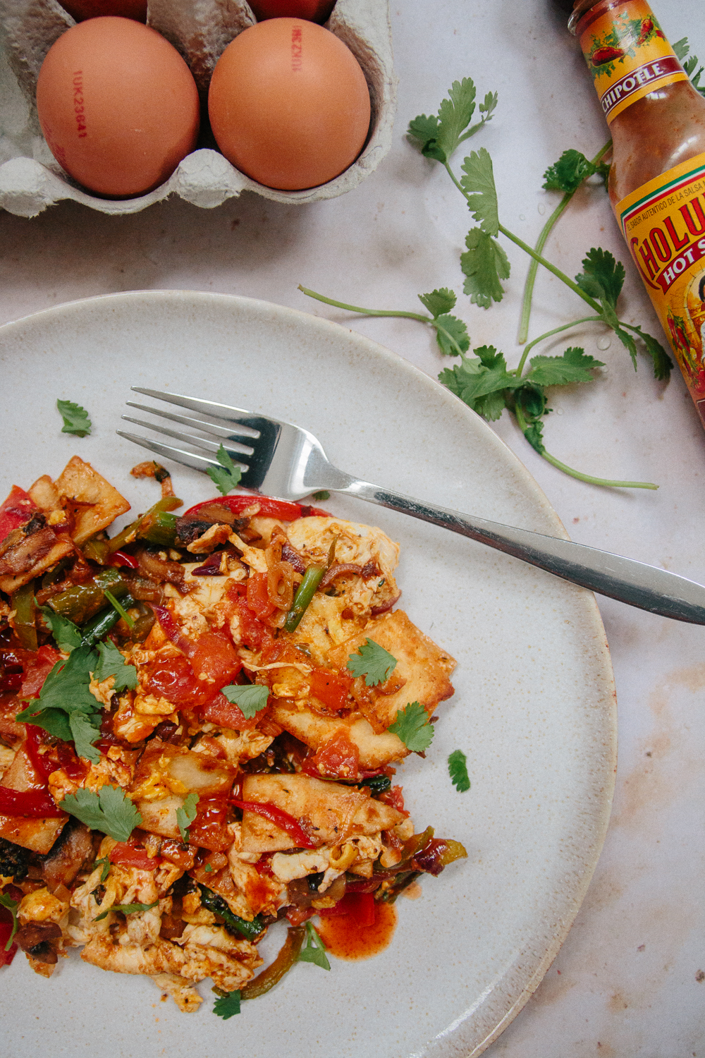 Mexican Inspired Scrambled Eggs Recipe