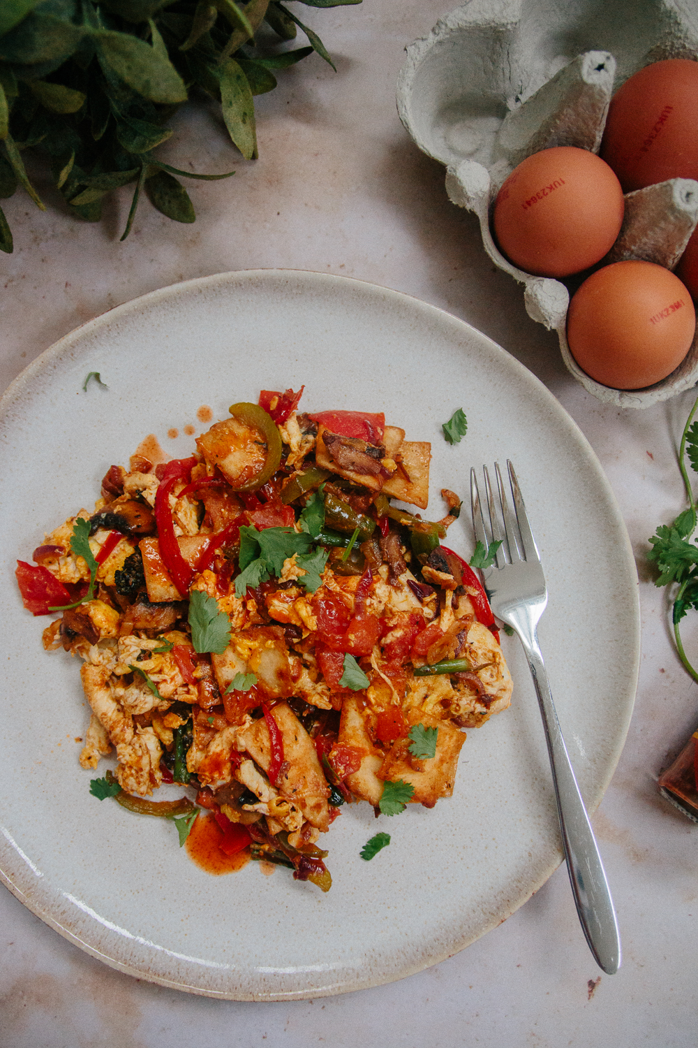 Mexican Inspired Scrambled Eggs Recipe