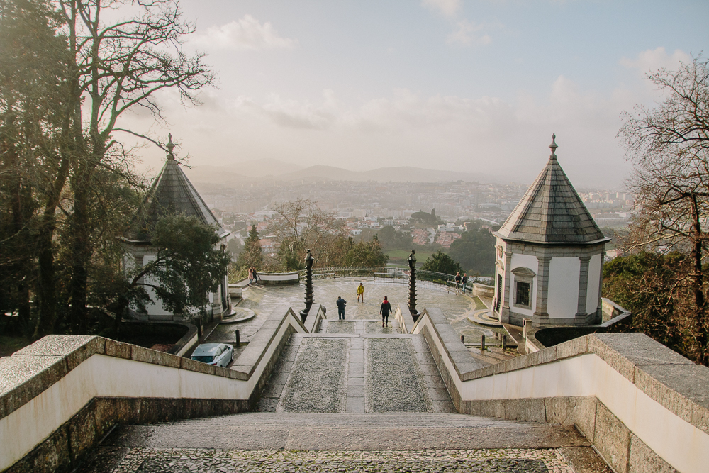 View of Braga from Bom Jesus do Monte Portugal