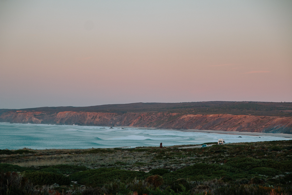 Praia da Bordeira at Sunset