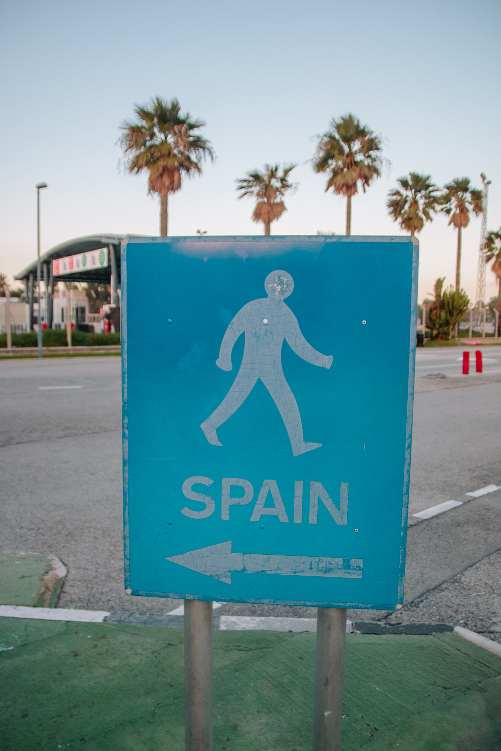 Walking from Gibraltar to Spain