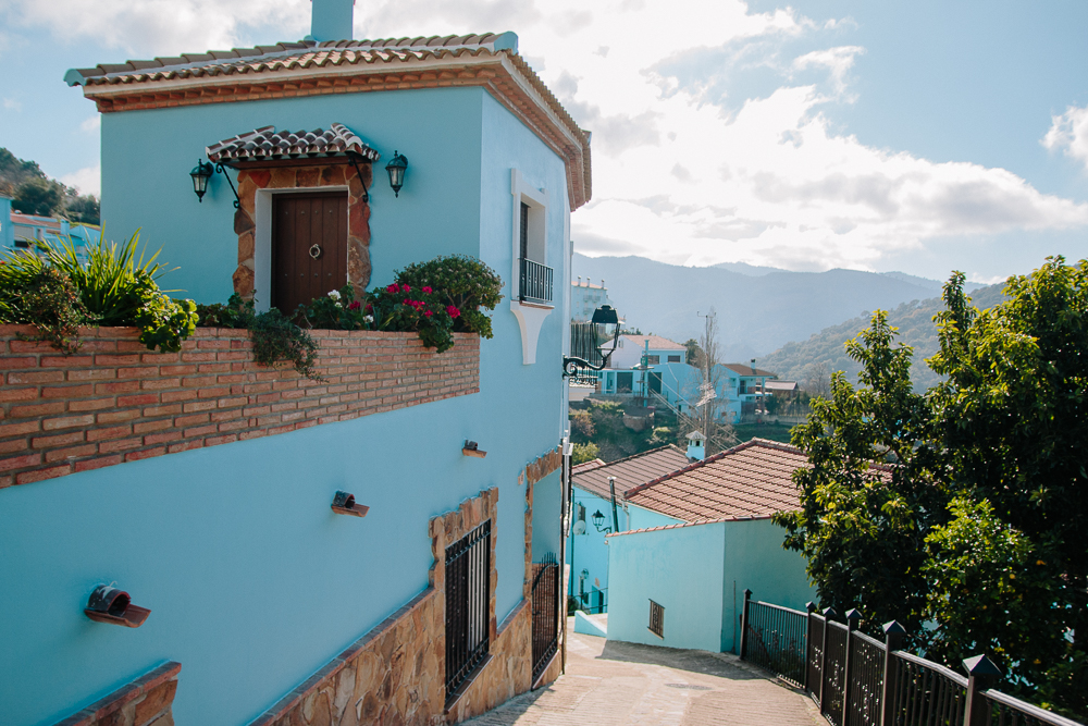 Blue Village of Juzcar in Spain