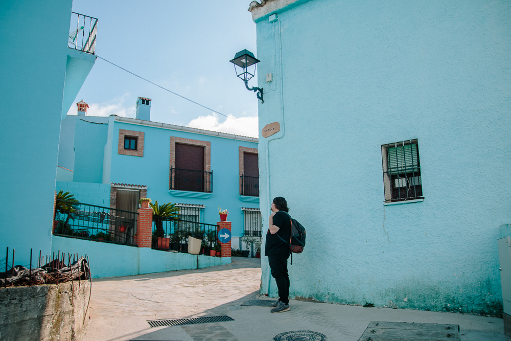 Blue Village of Juzcar in Spain