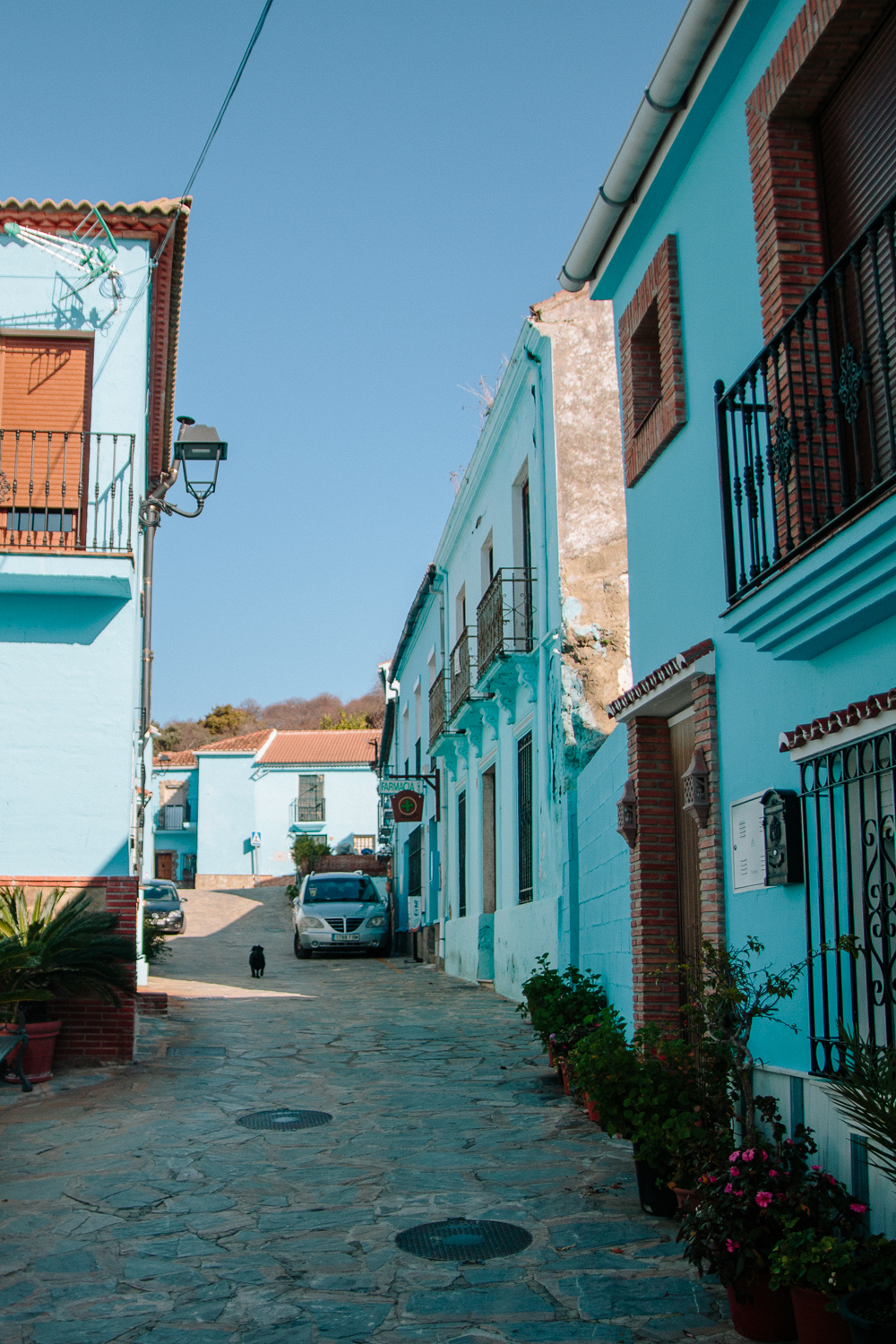 Blue Village of Juzcar in Spain