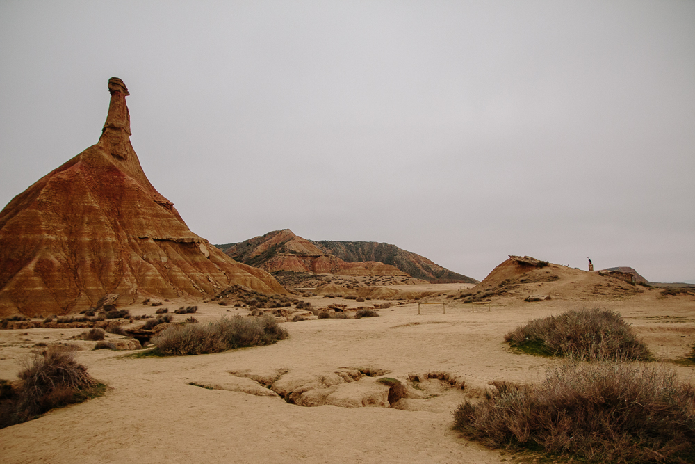 Castil de Tierra in the Bardenas Reales desert in Navarre, Northern Spain