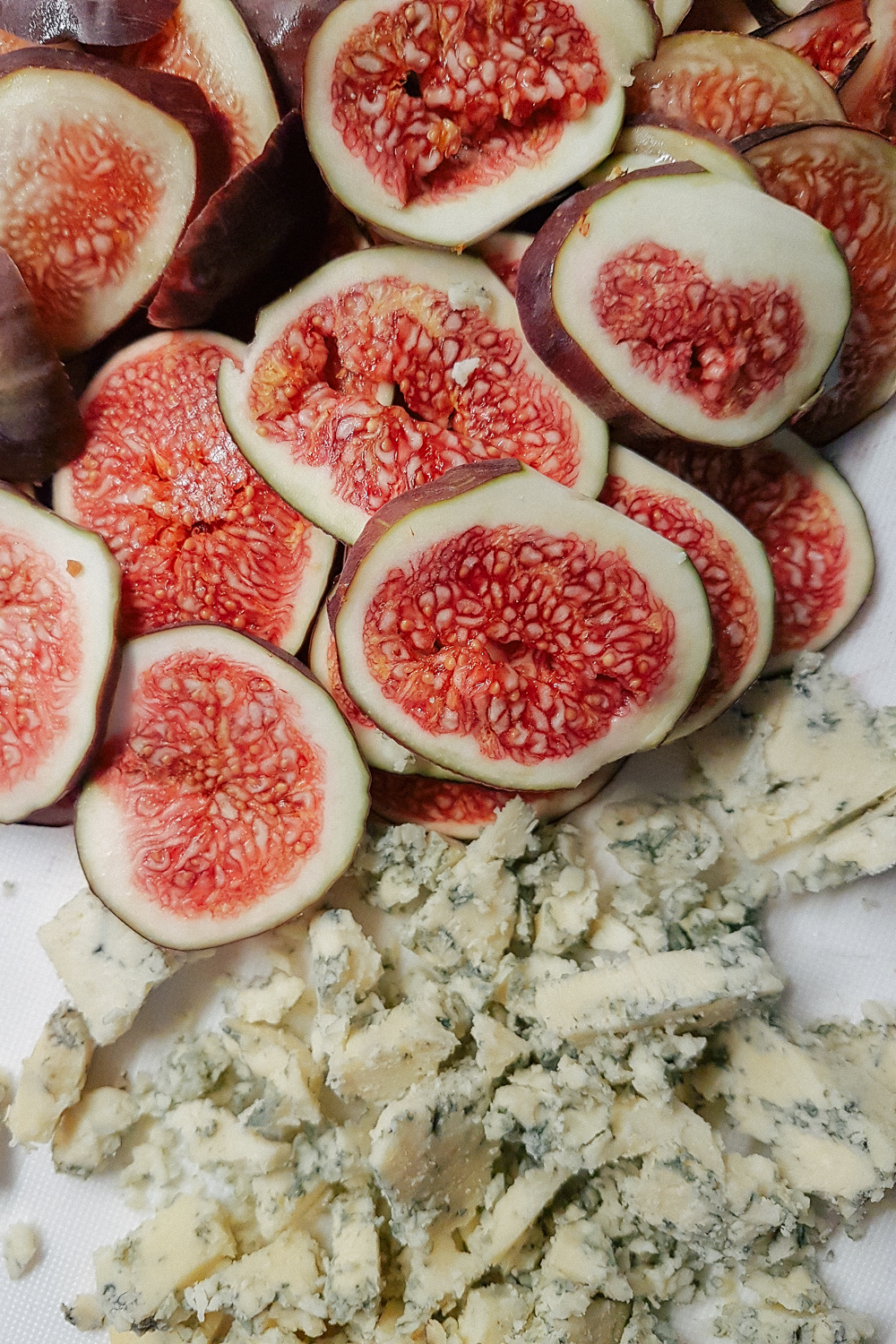 Fig and Stilton blue cheese