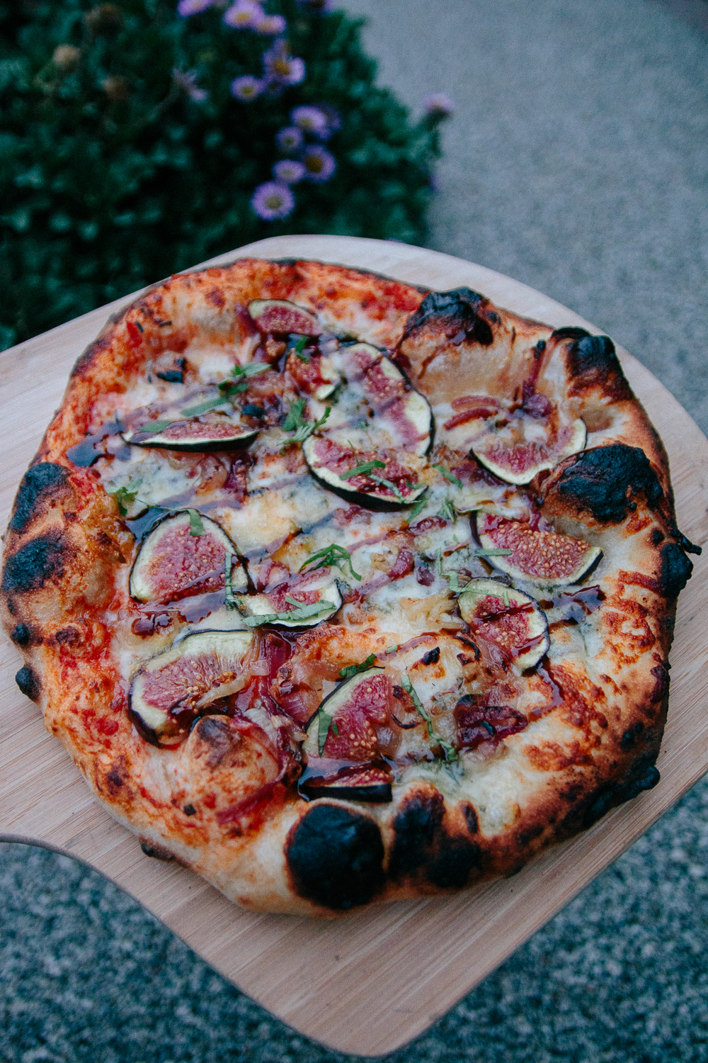 Fig, Blue Cheese and Caramelised Onion Pizza